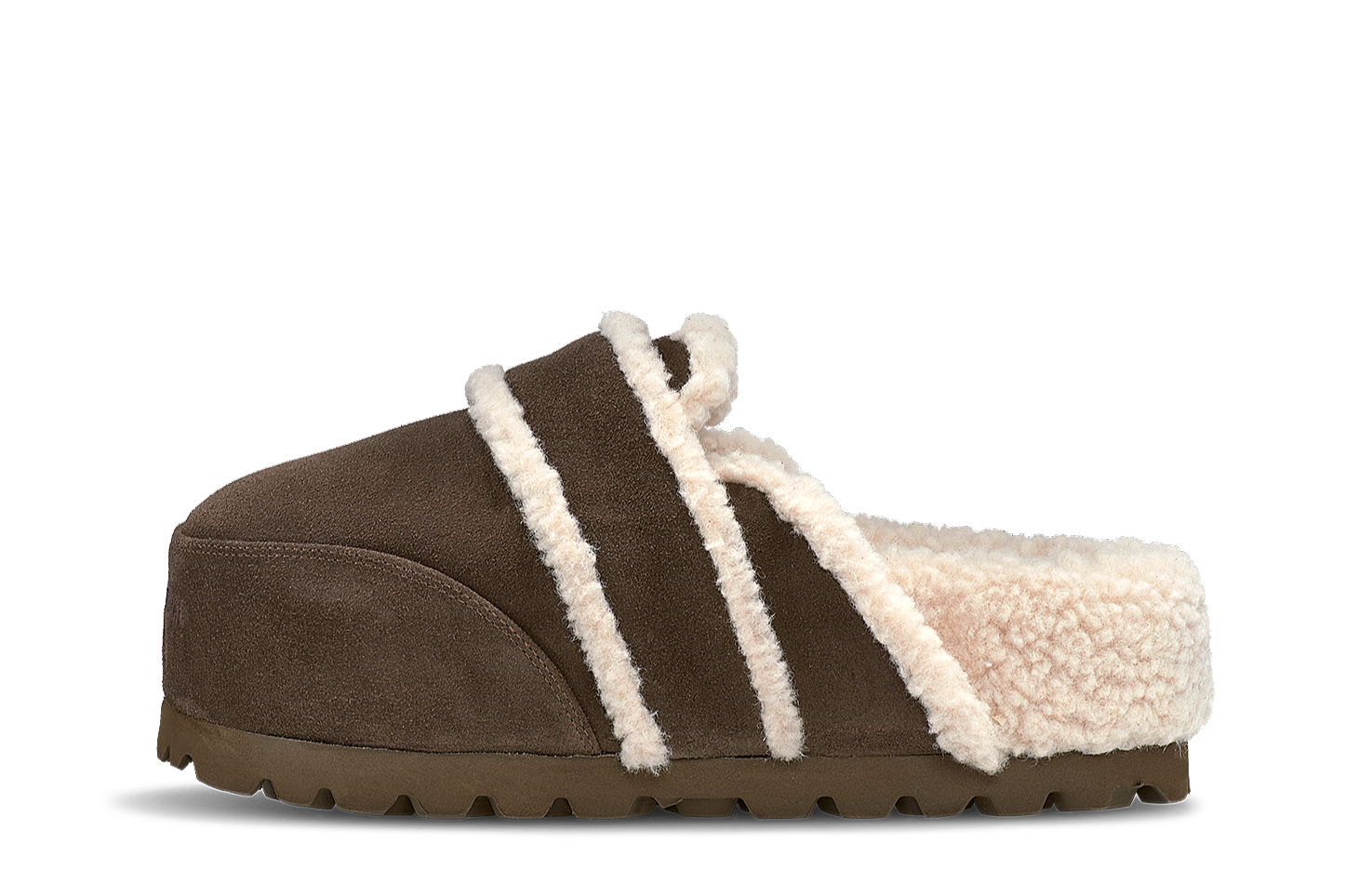 INUIKII Mule Cozy Loafer Brown