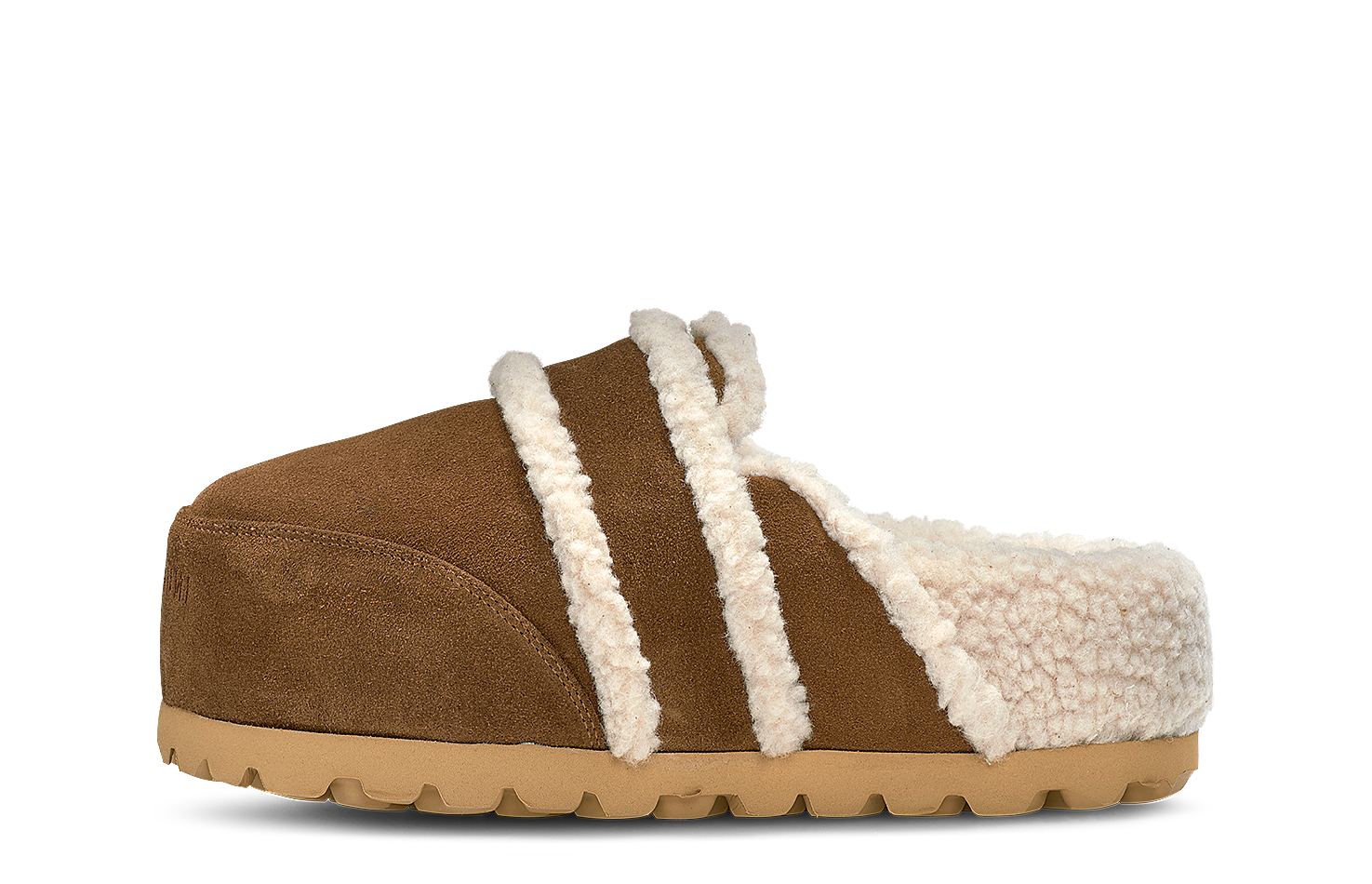 INUIKII Mule Cozy Loafer Cognac
