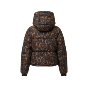 Kurtka Damska Save The Duck Rhiannon Dark Brown Leopard