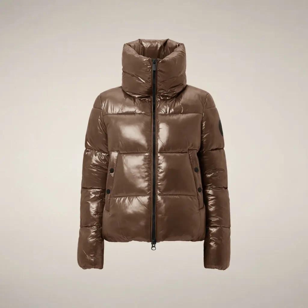 Kurtka Damska Save The Duck Isla Noisette Brown