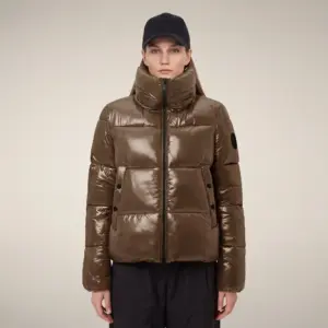 Kurtka Damska Save The Duck Isla Noisette Brown